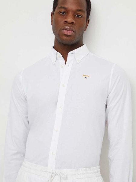 Риза Barbour бяло
