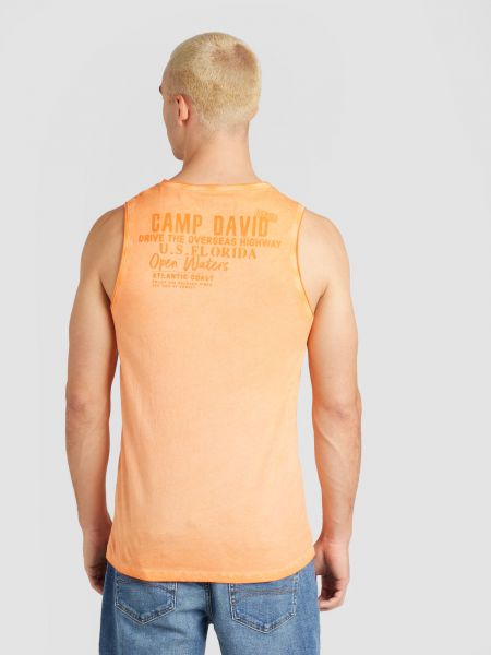 T-shirt Camp David arancione