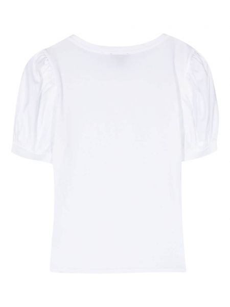 T-shirt à manches bouffantes Paige blanc