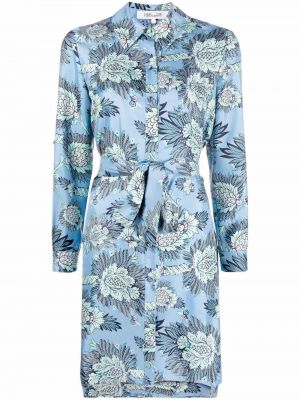 Рубашка платье в цветочный принт Dvf Diane Von Furstenberg