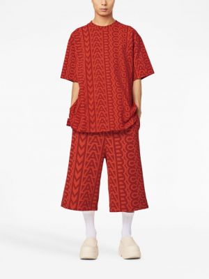 Bavlněné tričko Marc Jacobs červené