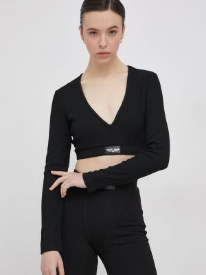 Блуза с дълъг ръкав Sixth June черно