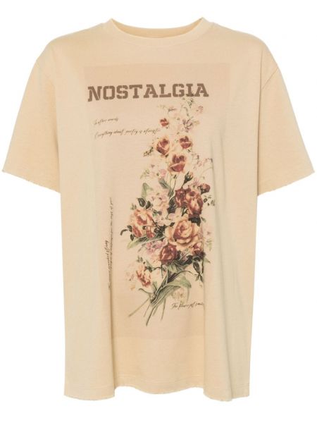 T-shirt en coton B+ab beige