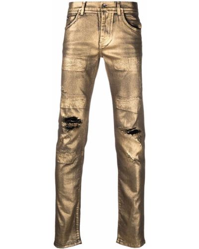 Pantalones Dolce & Gabbana dorado