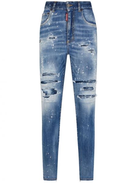 Slim fit skinny jeans Dsquared2 blau