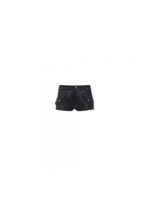Leder shorts Durazzi Milano schwarz