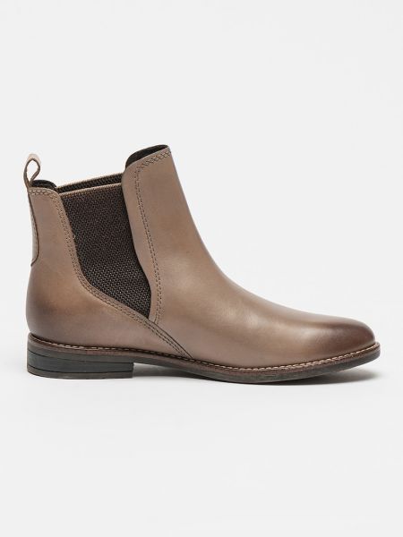 Кожаные ботинки челси Marco Tozzi коричневые