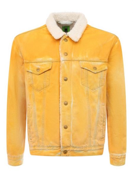 Джинсовая куртка Notsonormal желтая
