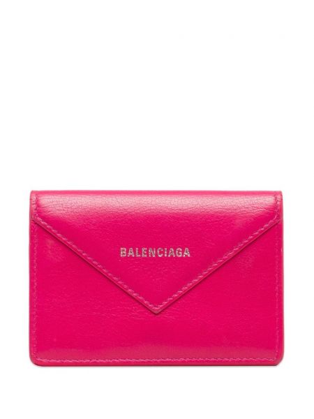 Kožená peňaženka Balenciaga Pre-owned