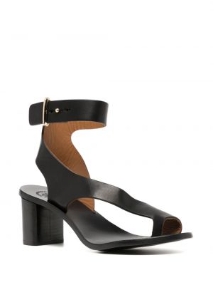 Kožené sandály Atp Atelier černé