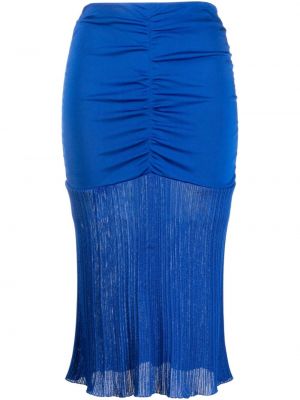 Midi sukně Tom Ford modré