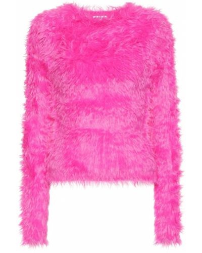 Maglione di pelliccia Balenciaga rosa