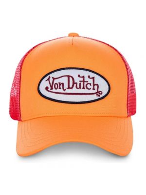 Czapka Von Dutch pomarańczowa