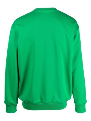 Sweatshirt aus baumwoll mit rundem ausschnitt Styland grün