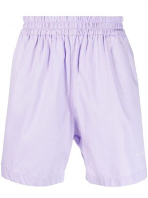 Shorts de sport à imprimé Ih Nom Uh Nit violet