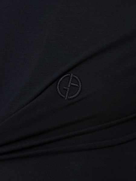 Džersis marškinėliai iš viskozės Giorgio Armani
