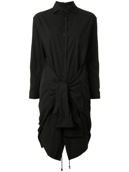 Mini vestido con lazo Yohji Yamamoto negro