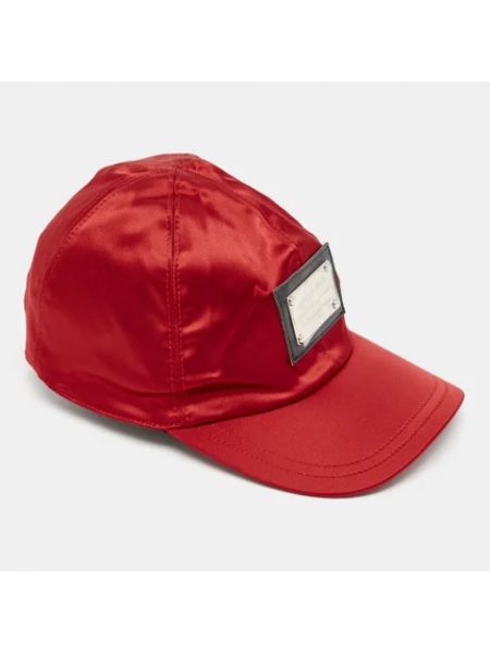 Sombrero de raso Dolce & Gabbana Pre-owned rojo