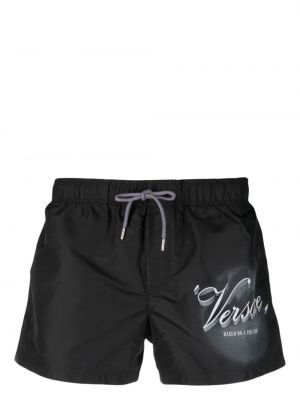 Kratke hlače Versace crna