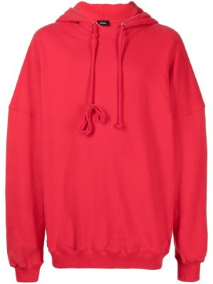Hoodie We11done rosso