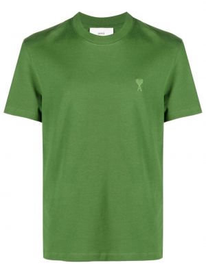 Tričko Ami Paris zelená