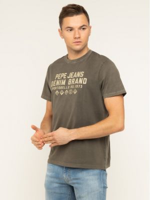 T-shirt Pepe Jeans braun