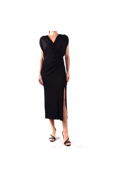 Vestido midi Diane Von Furstenberg negro