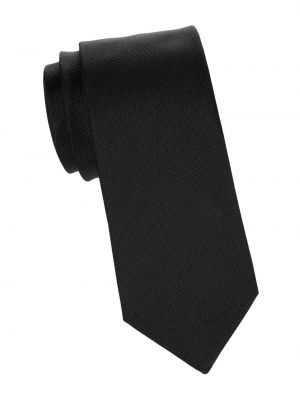 Черный шелковый галстук Eton