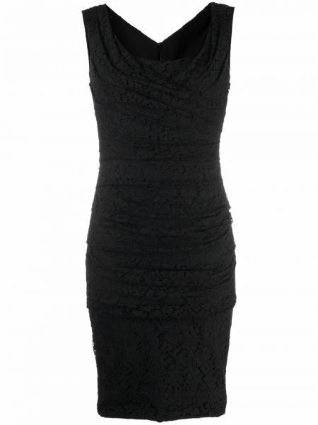 Vestido de flores de encaje Dolce & Gabbana Pre-owned negro