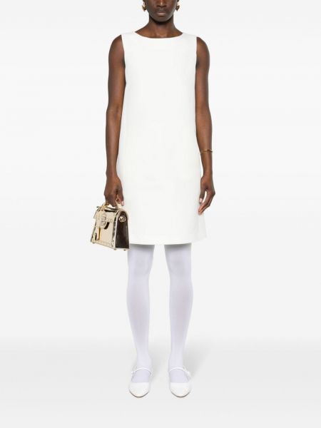 Bavlněné šaty Moschino bílé