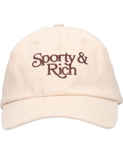 Cappello con visiera Sporty & Rich, beige
