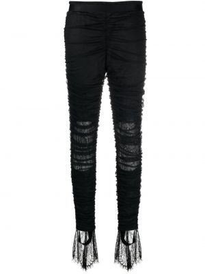 Spitzen slim fit skinny jeans Ac9 schwarz