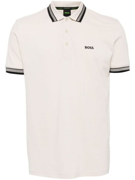 Poloshirt med broderier Boss