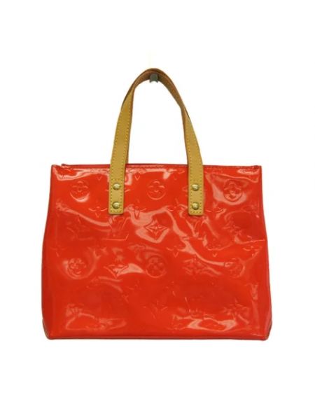 Torba z tkaniny retro Louis Vuitton Vintage czerwona
