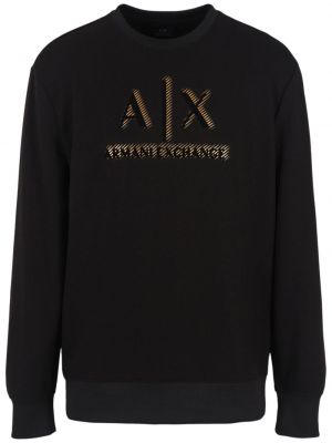 Μπλούζα με σχέδιο Armani Exchange μαύρο