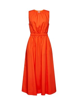 Robe mi-longue Esprit orange