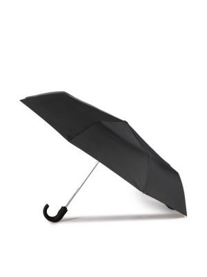 Пухен чадър Happy Rain черно