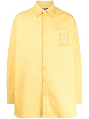 Bavlnená košeľa Raf Simons žltá