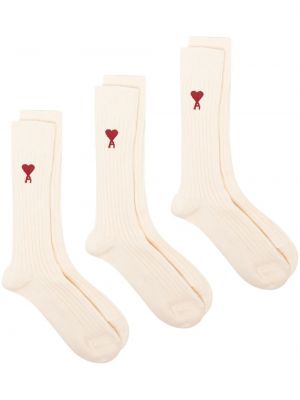 Чорапи Ami Paris бяло