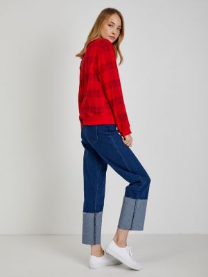 Felső Calvin Klein Jeans piros