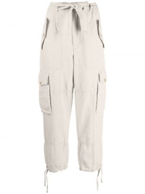 Volnene svilene hlače s karirastim vzorcem Polo Ralph Lauren