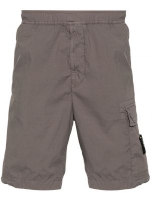 Shorts cargo avec poches Stone Island gris