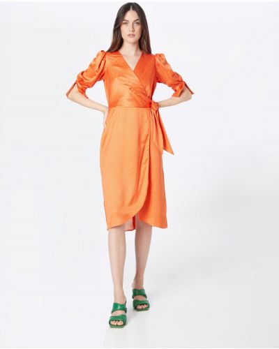 Мини рокля Closet London оранжево
