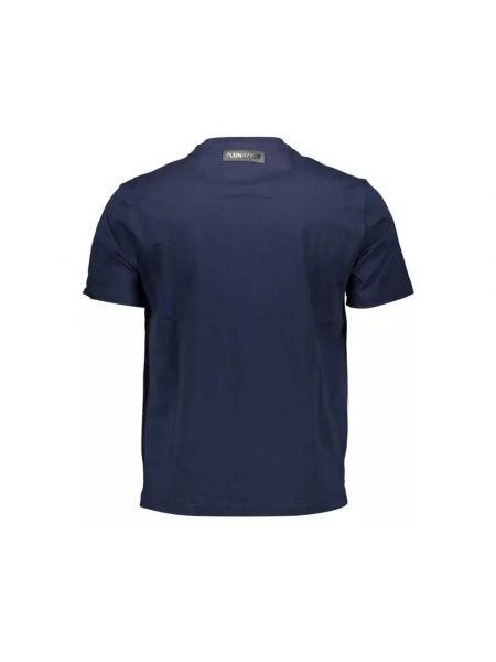 Camisa de algodón con estampado Plein Sport azul