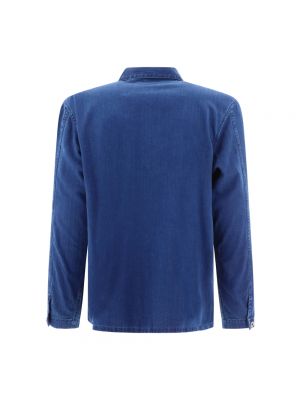 Koszula w jodełkę Ralph Lauren niebieska