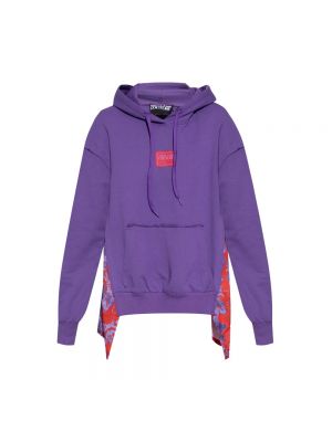 Hoodie Versace Jeans Couture violet