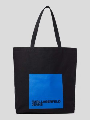 Чанта Karl Lagerfeld Jeans черно