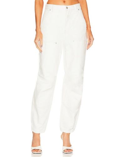 DENIM x ALEXANDER WANG Double Front Carpenter Pant in White. Size 24, 25, 26, 27, 28, 29, 30, 31.