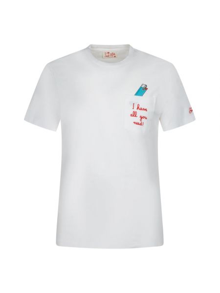 T-shirt Saint Barth weiß