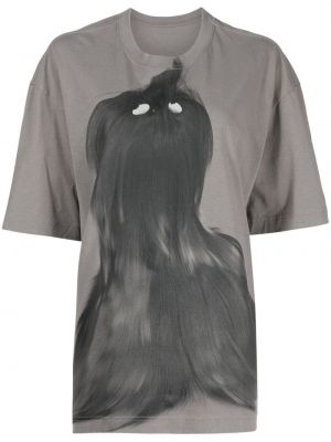T-shirt con stampa Jnby grigio